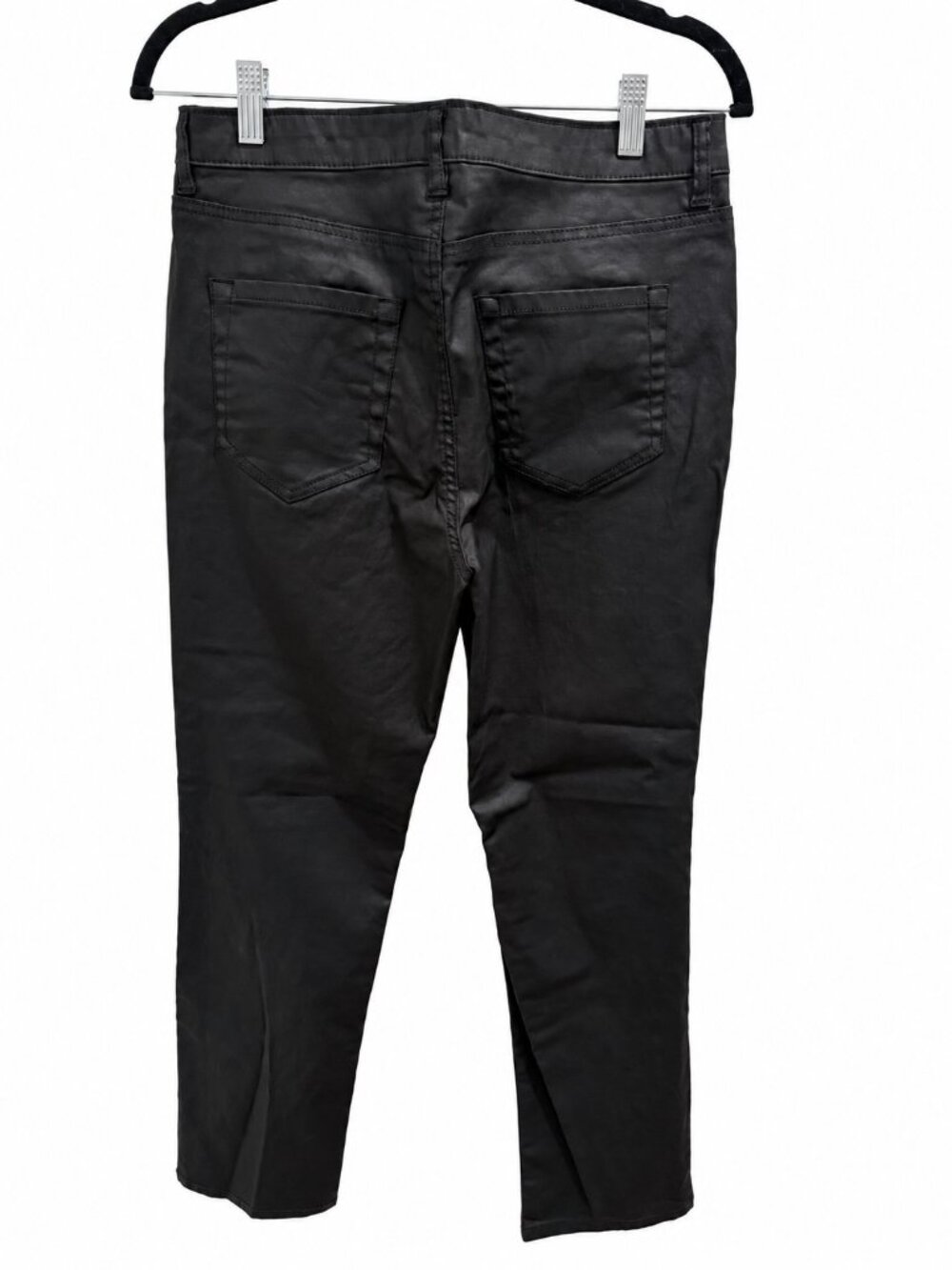 Boston Proper Size 8 Coated Black Jeans - Picture 2 of 3